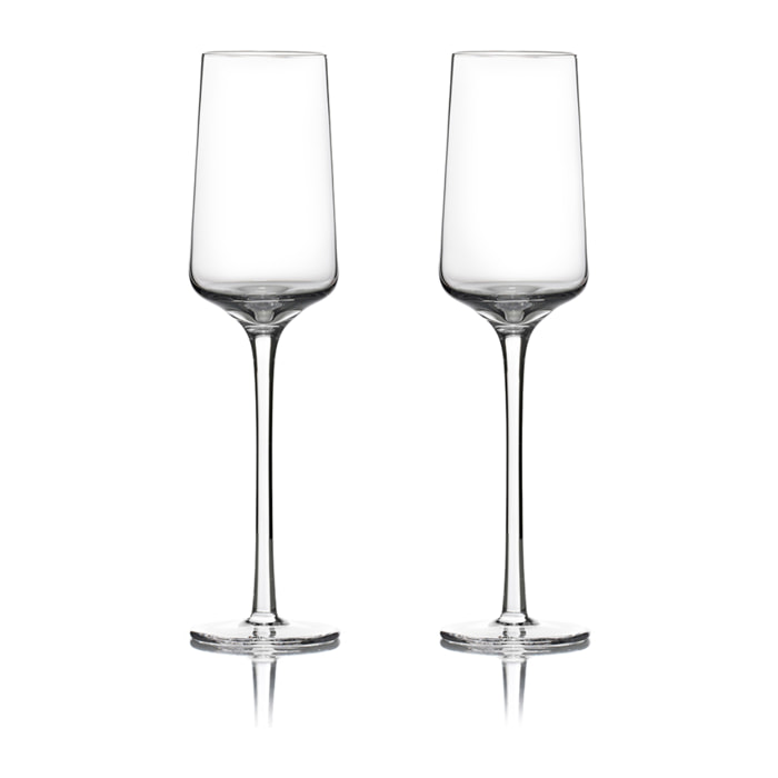 Set de 2 verres de champagne Rocks 23 cl