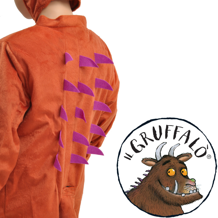 Gruffalã² Mostriciattolo Costume Completo Cuffia Coda Tutina Bambino