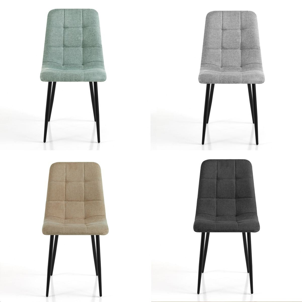 Tomasucci Ensemble de 4 chaises FAFFY EVO COLORS