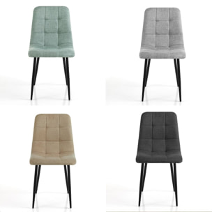 Tomasucci Ensemble de 4 chaises FAFFY EVO COLORS