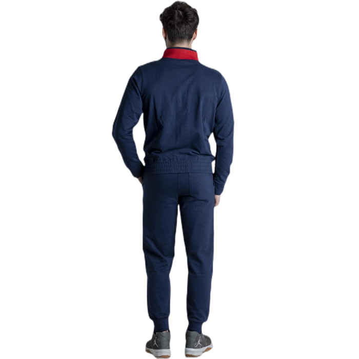 Tuta real boxing Felpe con zip e pantalone da uomo Jumpsuits Set