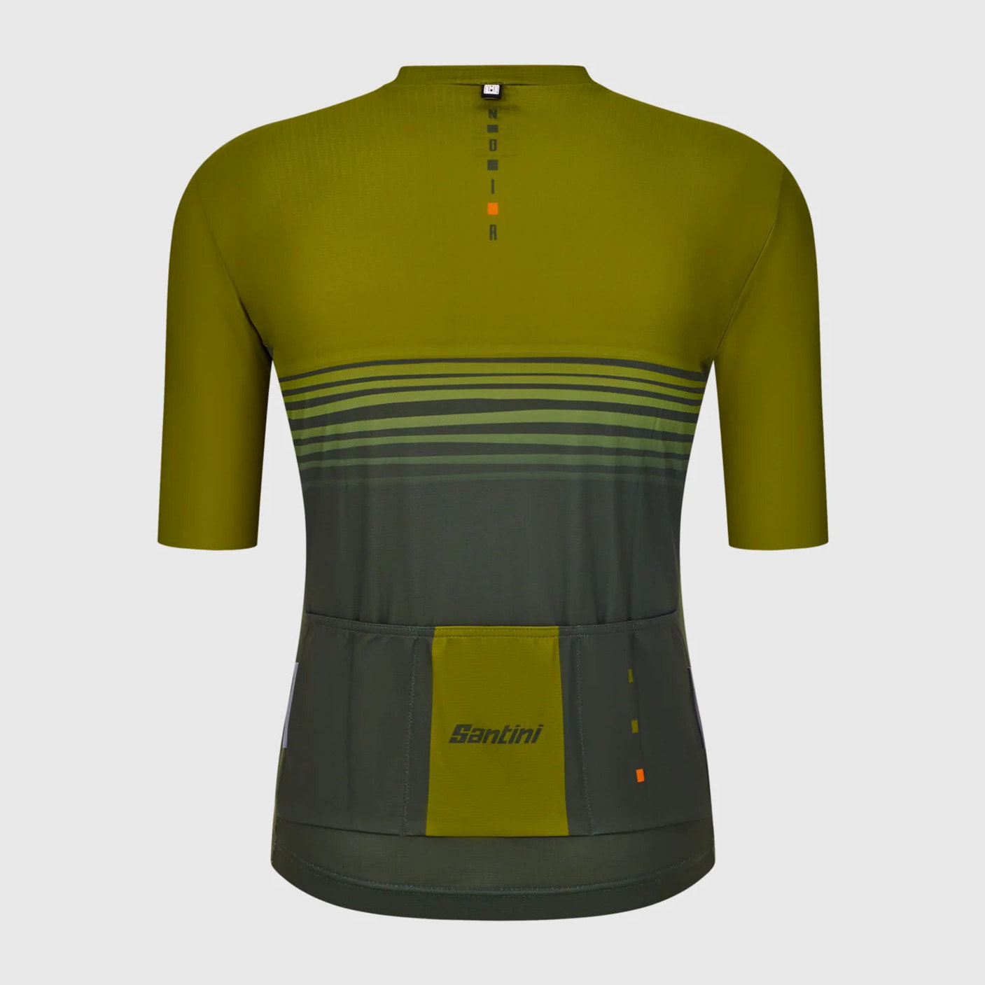 Noir Men's Short Sleeve Jersey - Vert Militaire - Verde Militare