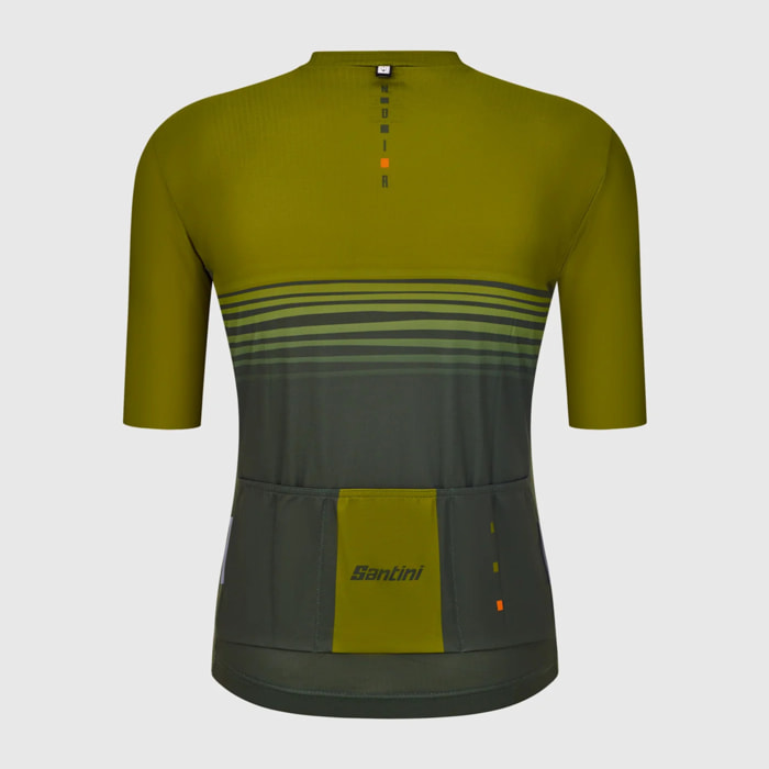 Noir Men's Short Sleeve Jersey - Vert Militaire - Verde Militare