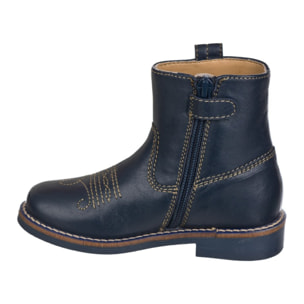 Bota campera en piel