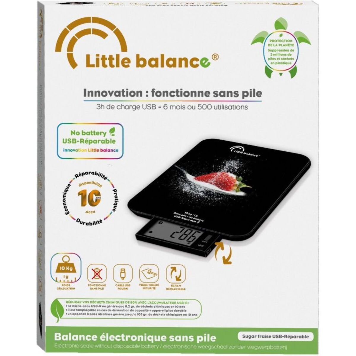 Balance de cuisine LITTLE BALANCE Sugar Fraise