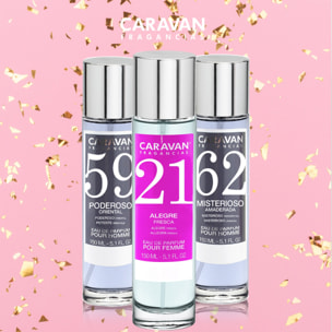 Caravan fragancias set de 3 frascos perfume de mujer nº21, de 150 ml