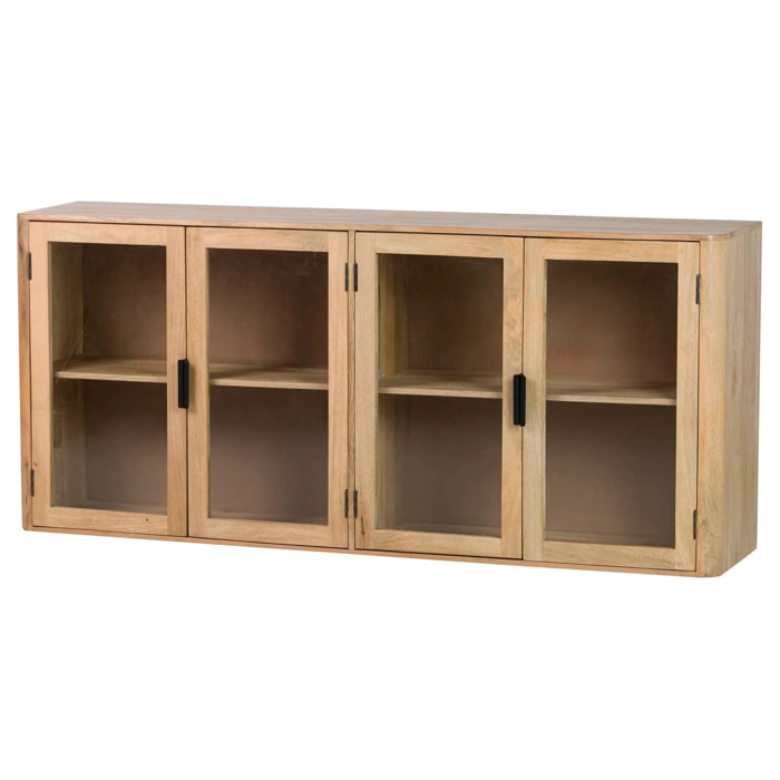 Aparador Madera Mango Marron Felo 180x40x80 Cm
