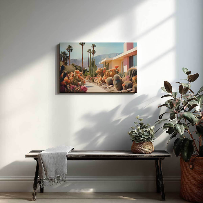 Tableau cactus Cactus sur Palm springs Toile imprimée