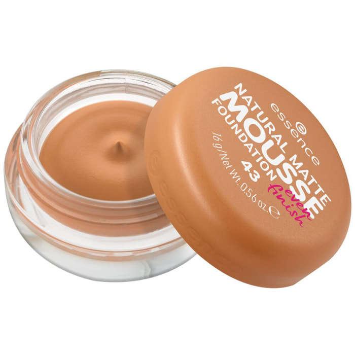 Natural Matte Mousse - Fond de Teint Mousse Fini Poudré