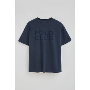 Camiseta Tarak azul marino con logo Polo Club