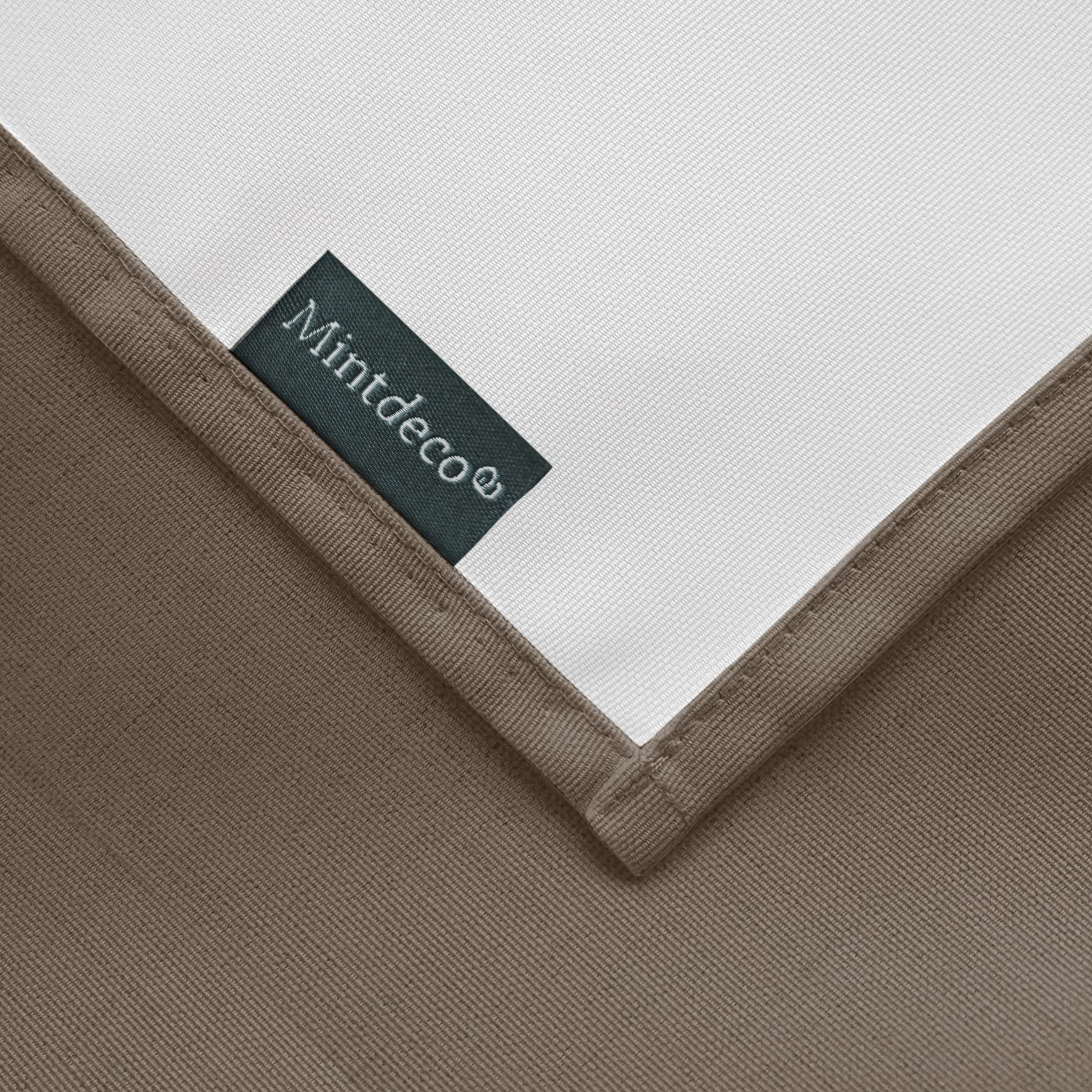 Nappe unie anti-tâches ZEN MOKA