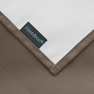 Nappe unie anti-tâches ZEN MOKA