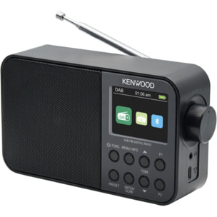 Radio DAB KENWOOD DAB BT CRM30DAB-B Noir KENW
