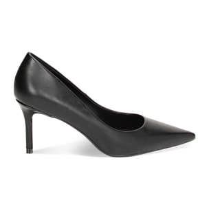 Décolleté nero, tacco 7,5 cm