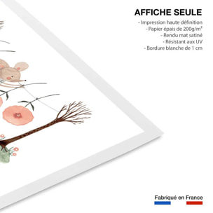 Affiche enfant lessive chez souricette  Affiche seule