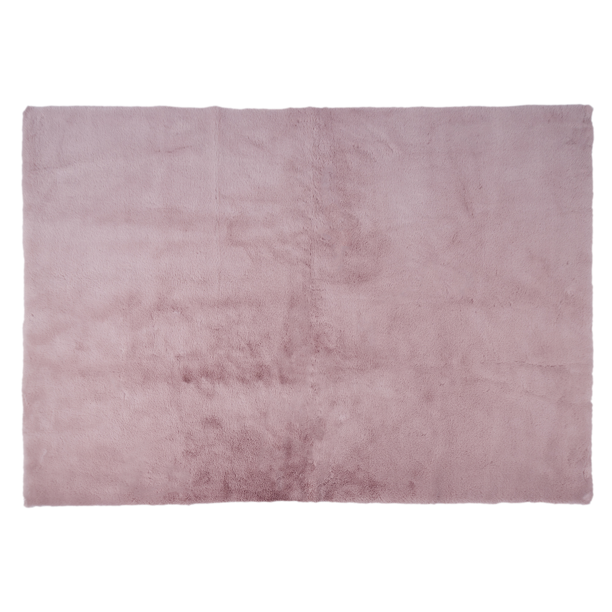 Tapis Imitation Fourrure Fin Rose 120x170cm