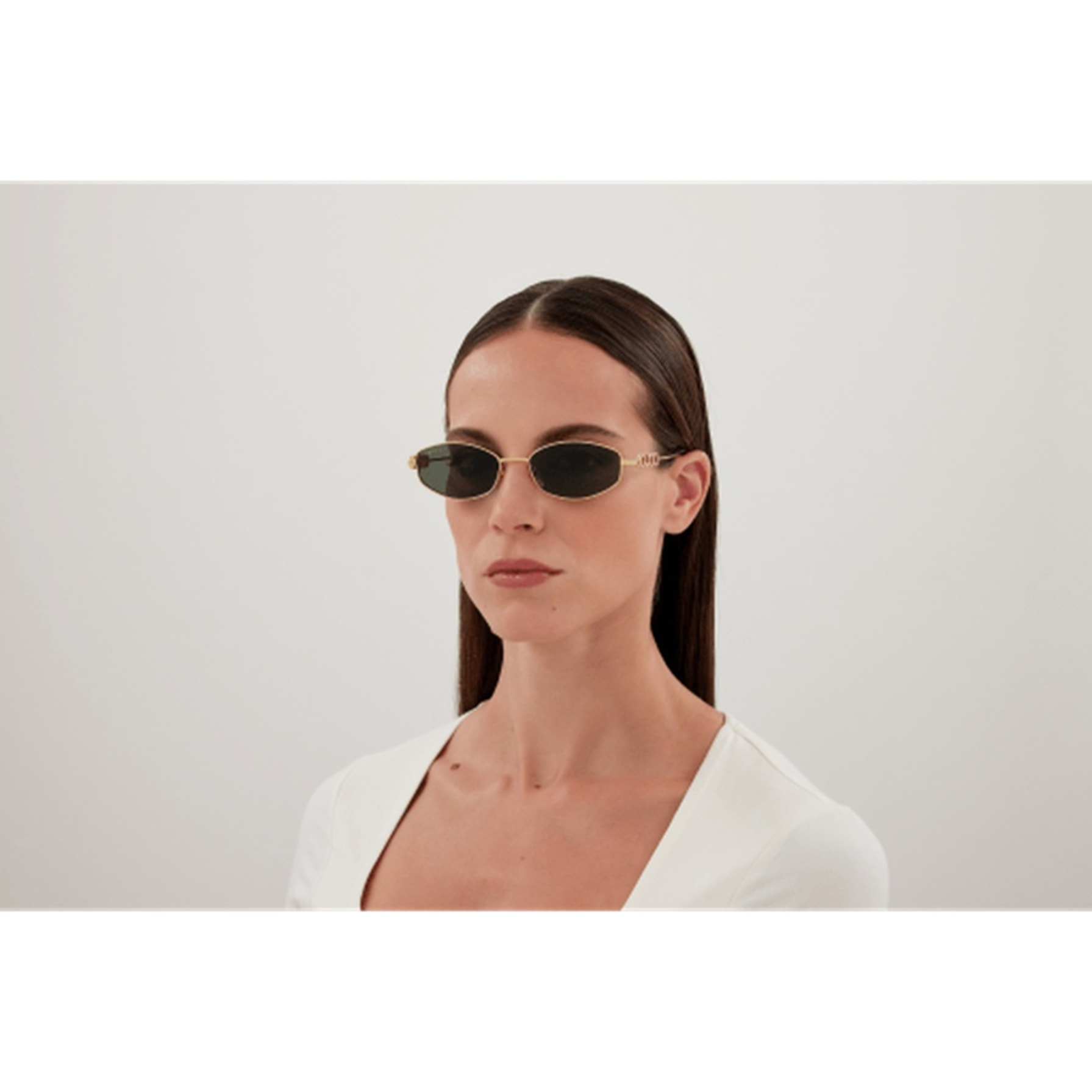 Gafas de Sol Gucci GG1802S-001 de Metal Mujer 55 mm