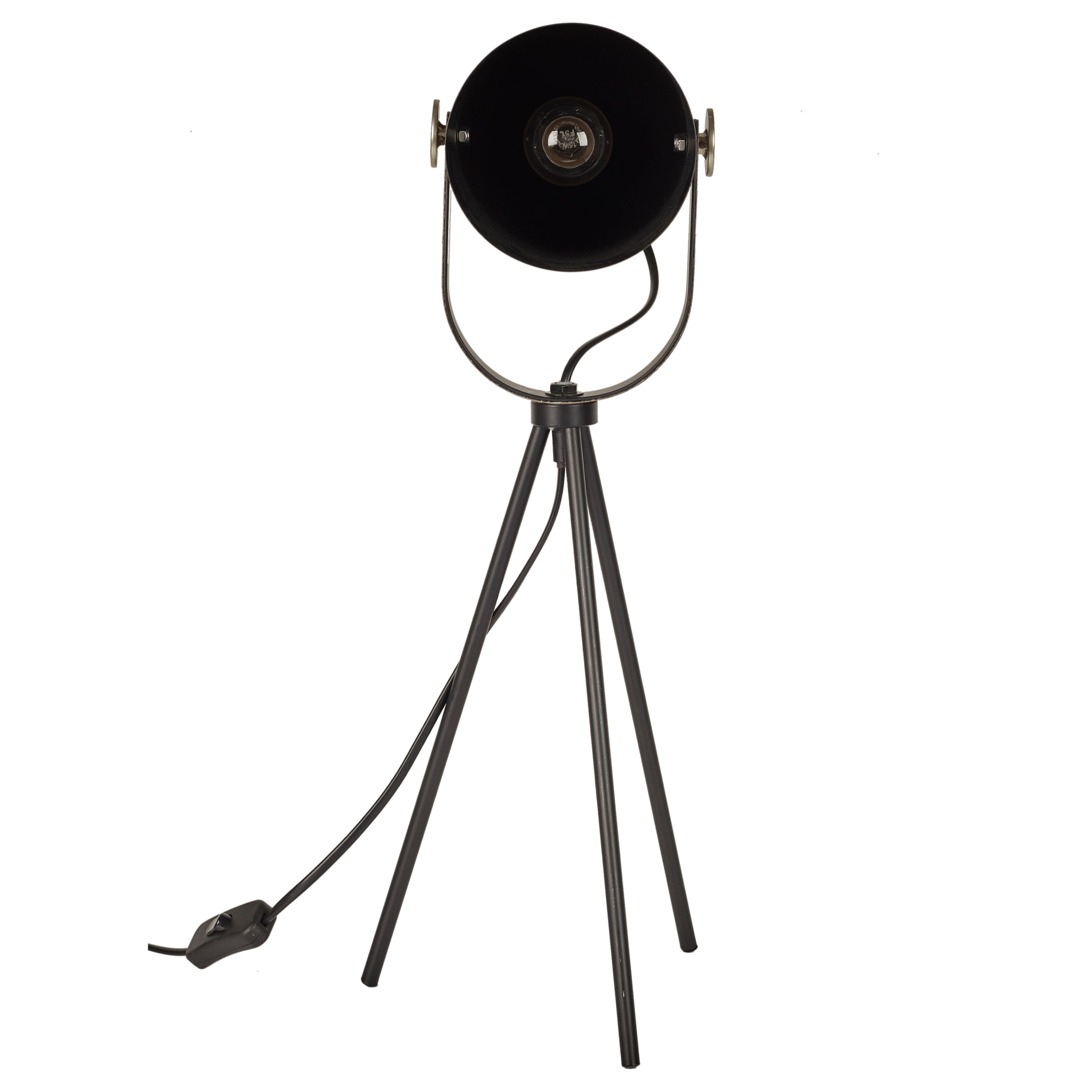 Lampe A Poser Indus Metal Noir