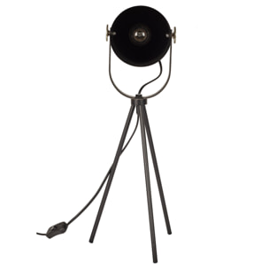 Lampe A Poser Indus Metal Noir