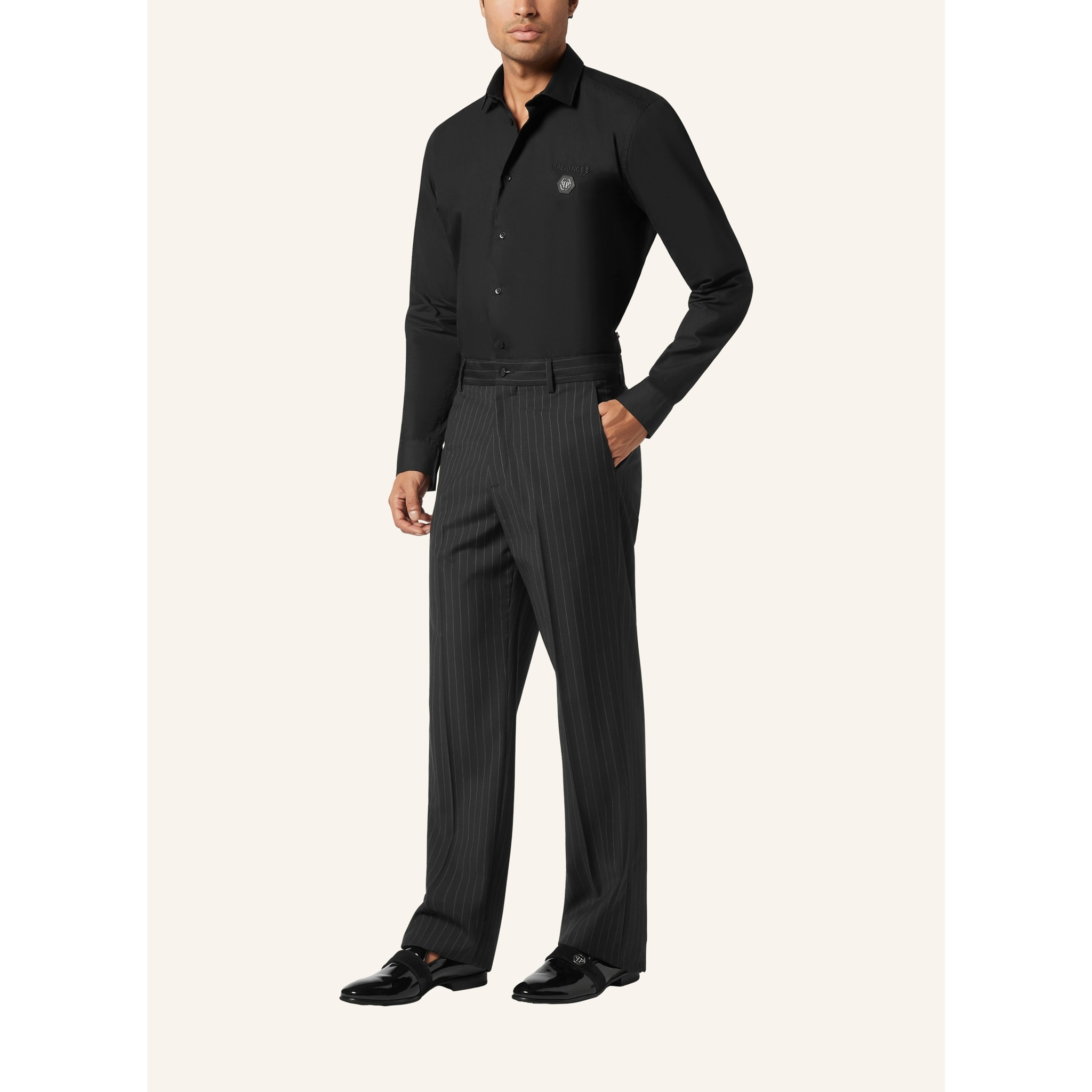 PHILIPP PLEIN Gambe Larghe Dei Pantaloni