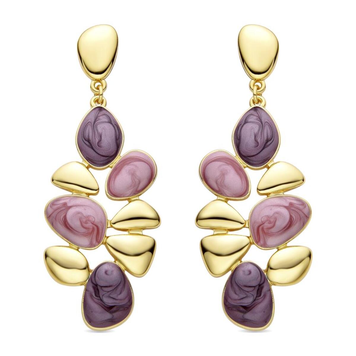 Pendientes Lux by Lux acabados oro 18k