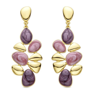 Pendientes Lux by Lux acabados oro 18k