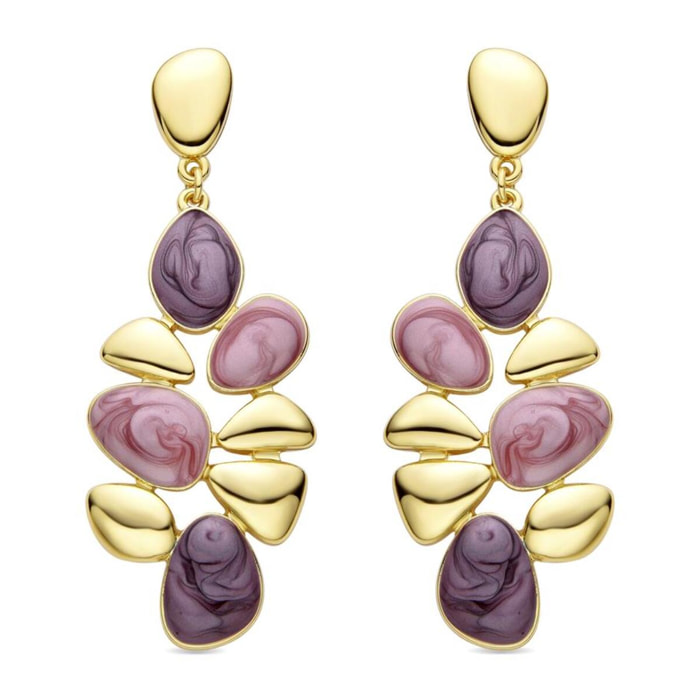 Pendientes Lux by Lux acabados oro 18k