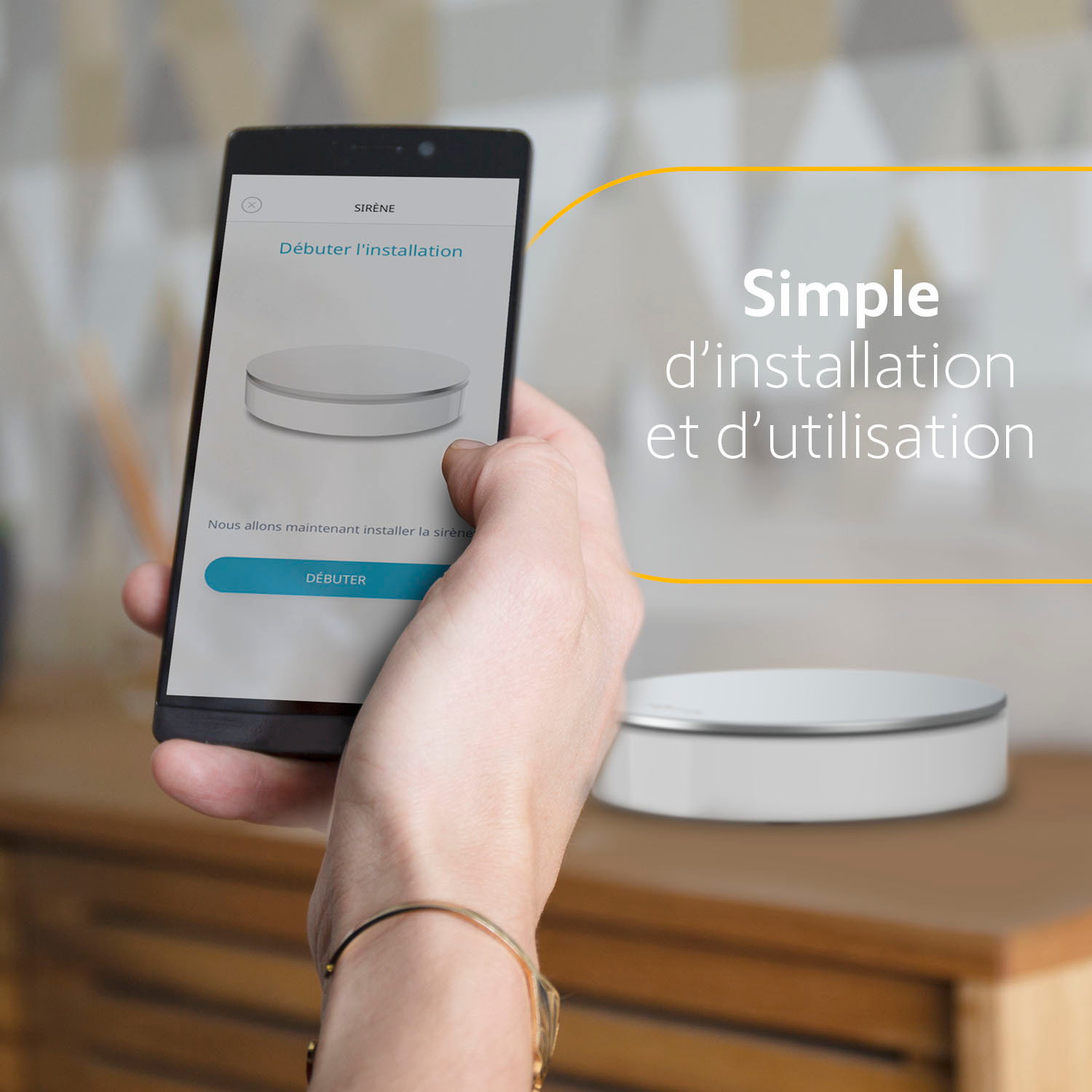 Sirène intérieure - Compatible Home Alarm (Advanced) et Somfy One (+)