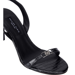 PHILIPP PLEIN Sandalias de tacón alto HEXAGON