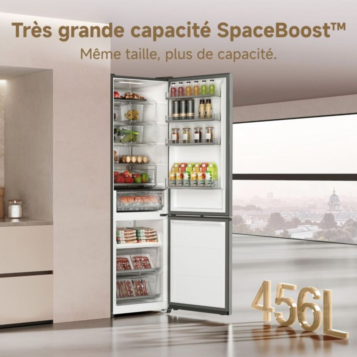 Réfrigérateur combiné DREAME Mega Pro 456L-C Dark Grey