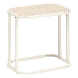 Lot de 2 tables gigognes Curvy bois clair