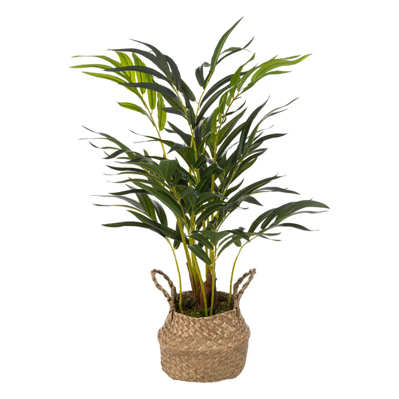 Palmier artificiel pot roseau H80cm