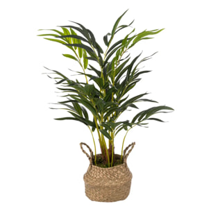 Palmier artificiel pot roseau H80cm
