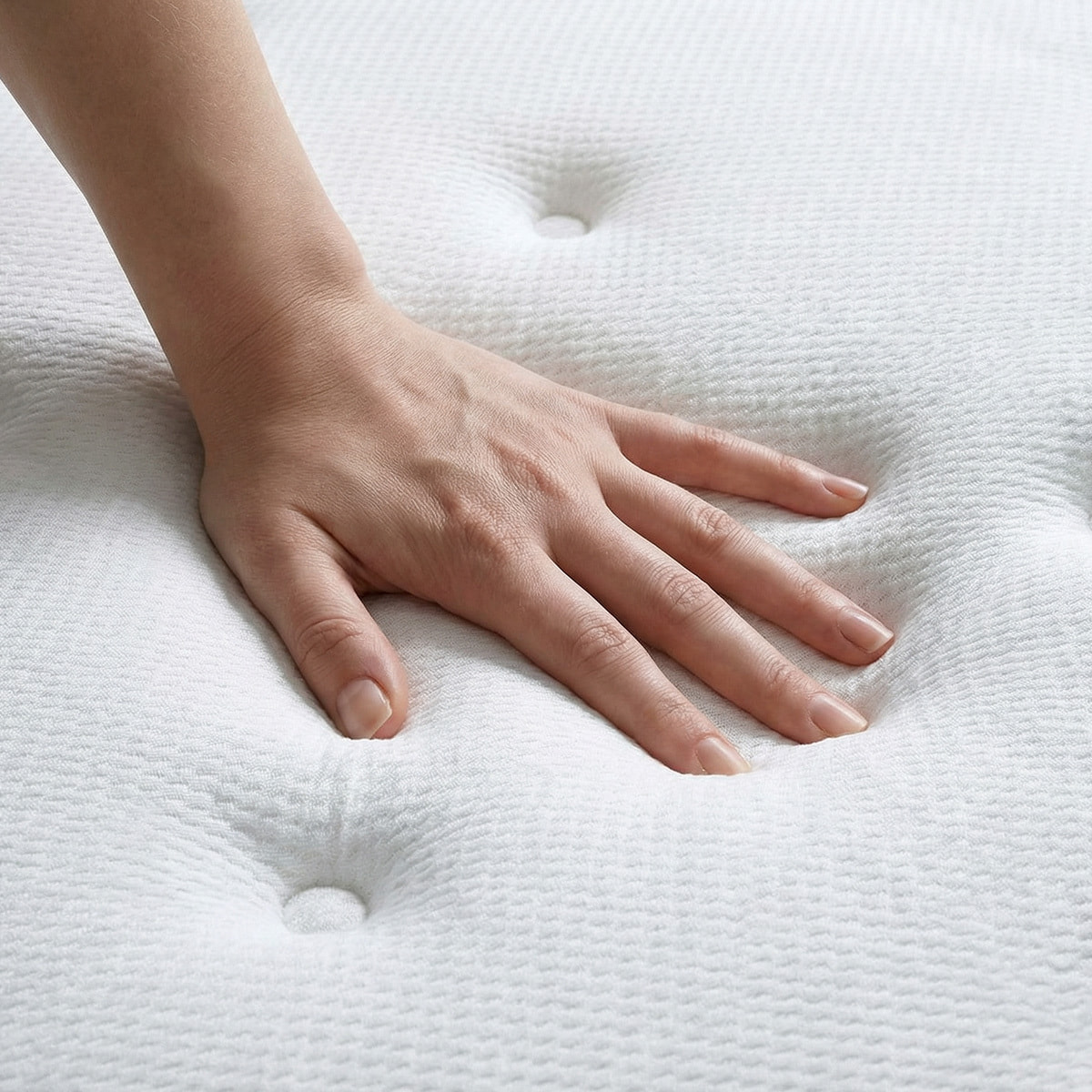 Matelas Emeraude, Mémoire de Forme & Mousse polyuréthane Hyper Soft Air System, Soutien Ferme, 24 cm, Très Bonne Aération