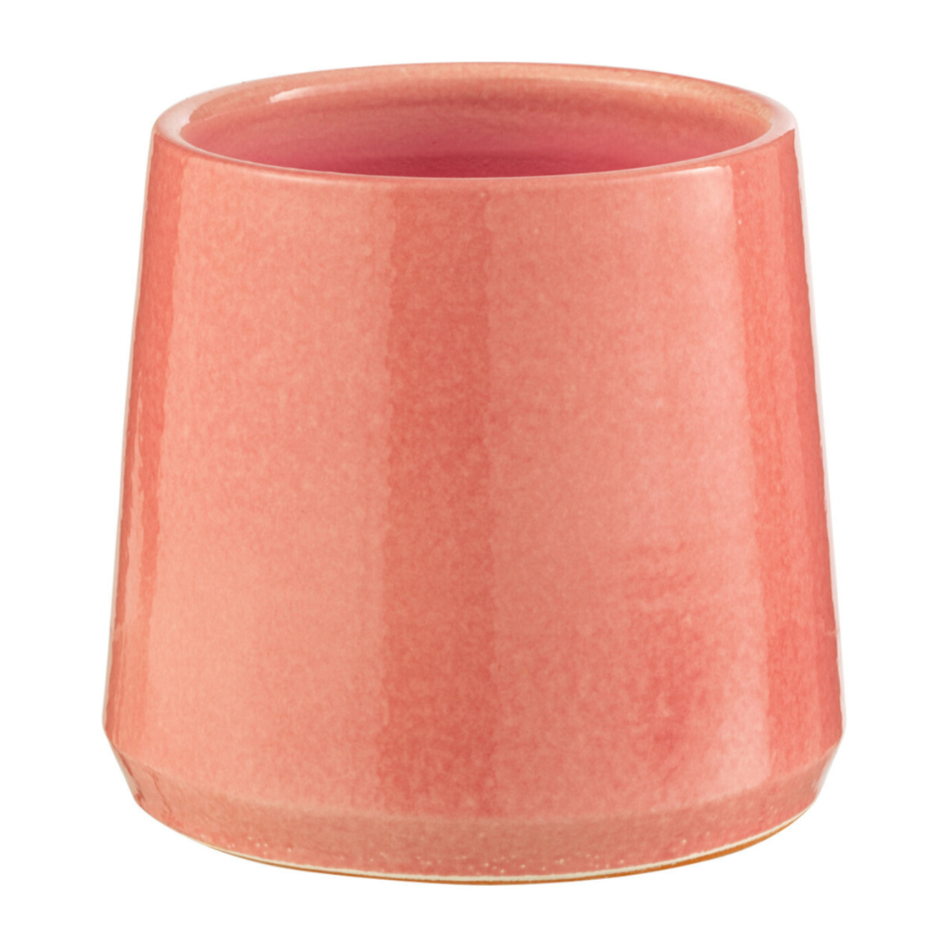 J-Line Cachepot Rond Ceramique Rose Small