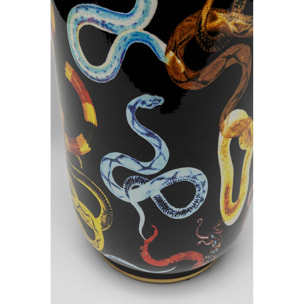 Vase noir serpents 40cm Kare Design