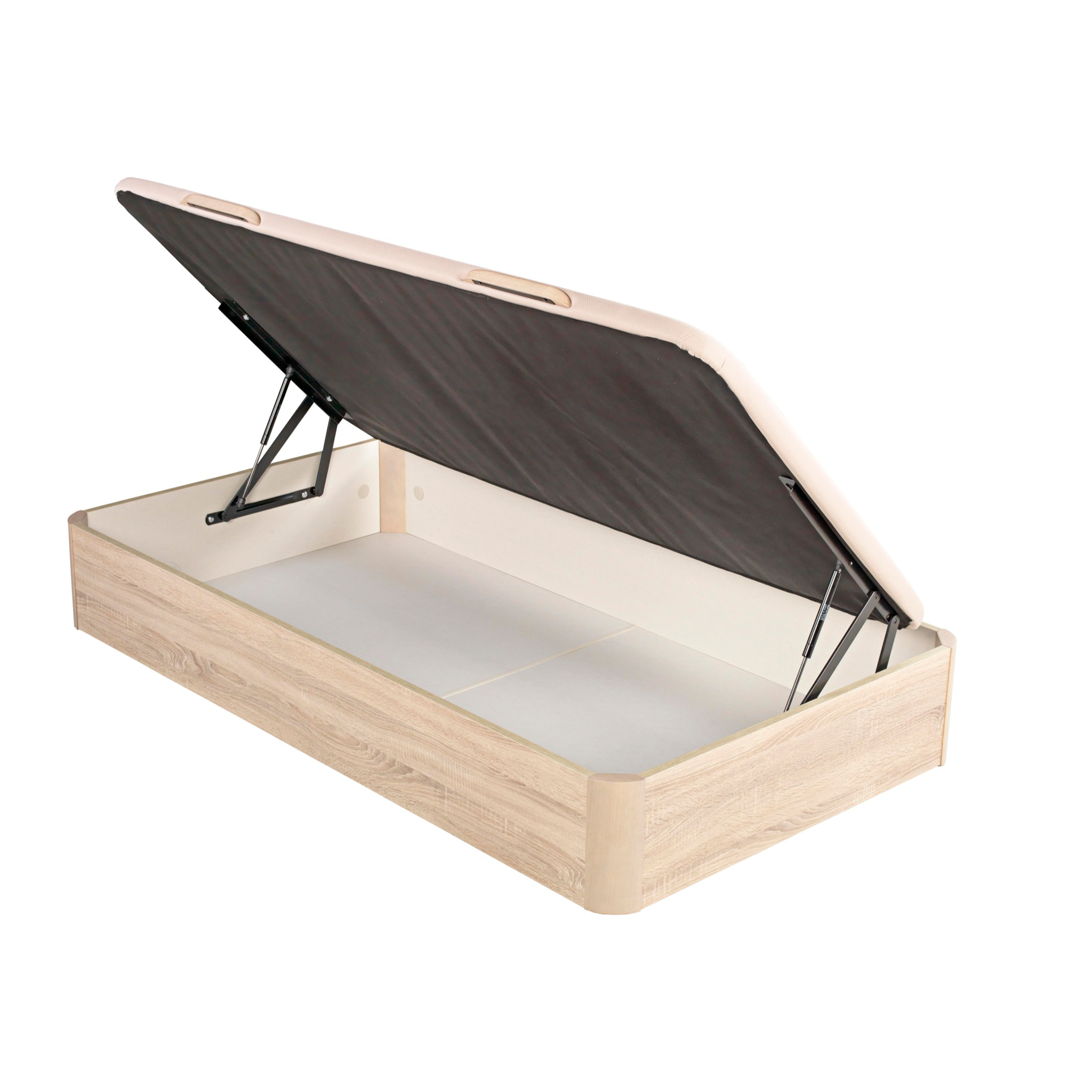 Canapé Abatible 32CM | ENVÍO, MONTAJE Y RECOGIDA ANTIGUO INCLUIDO | Apertura Lateral | Madera | Natural | ROYAL SLEEP