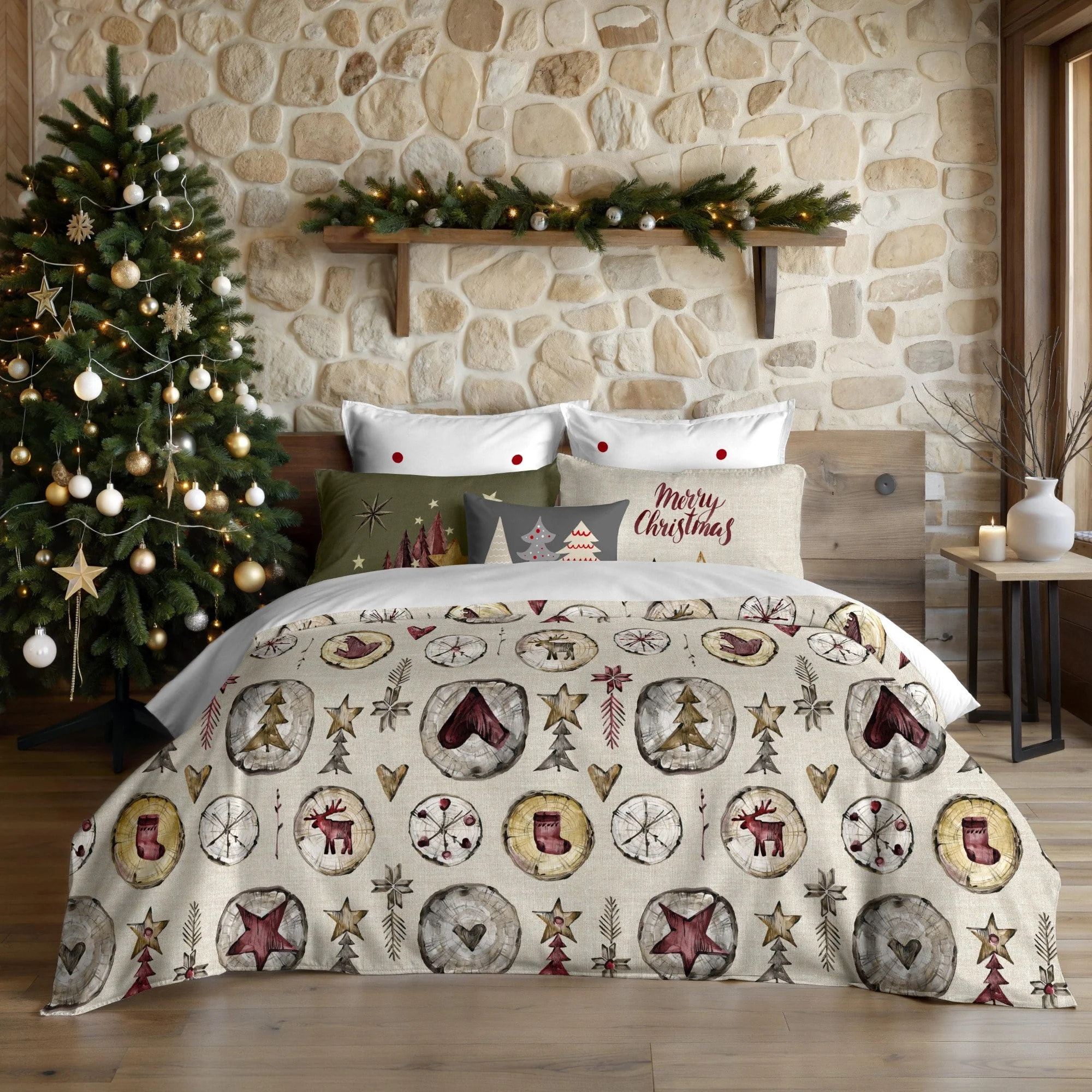 Housse de couette avec clics 100% coton Laponia 61