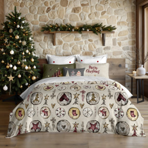 Housse de couette avec clics 100% coton Laponia 61