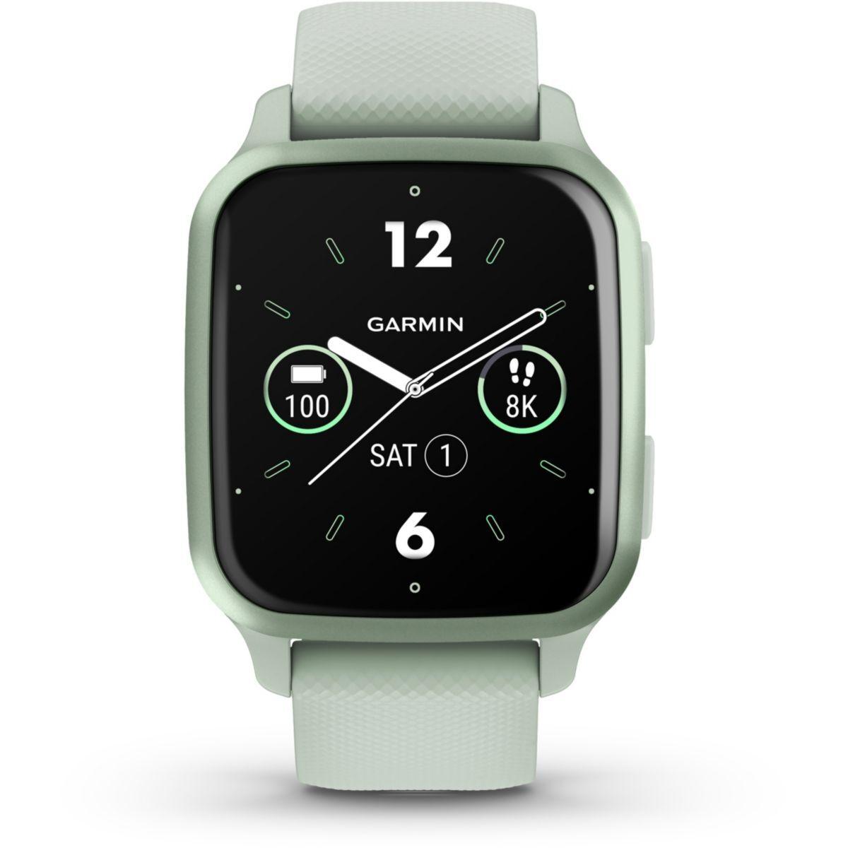 Garmin Montre sport GARMIN Venu Sq 2 Metallic Mint Veepee