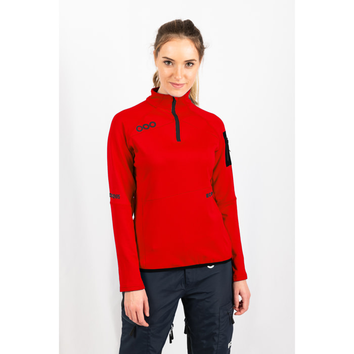 Camiseta para mujer ECOON ECOActive Baselayer - Rojo
