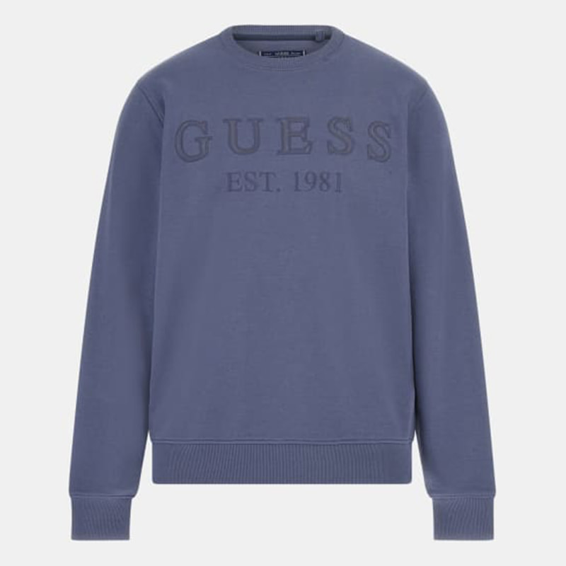 Sweat Beau - broderie - logo - bleu