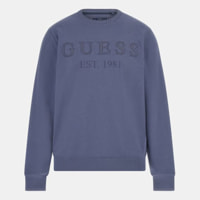 Sweat Beau - broderie - logo - bleu