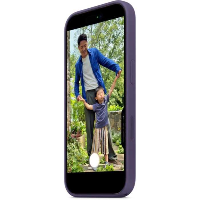 Coque APPLE iPhone 17 MagSafe silicone Brume violet