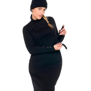 Falda larga de invierno para mujer "Black Ring"