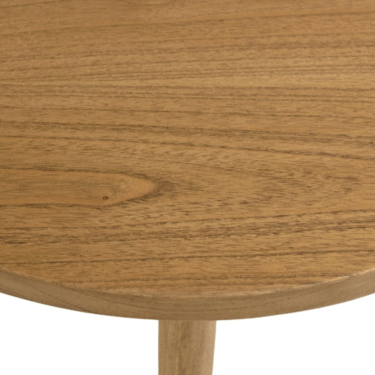 AMY - Table d'appoint ronde en bois de mindi D60cm