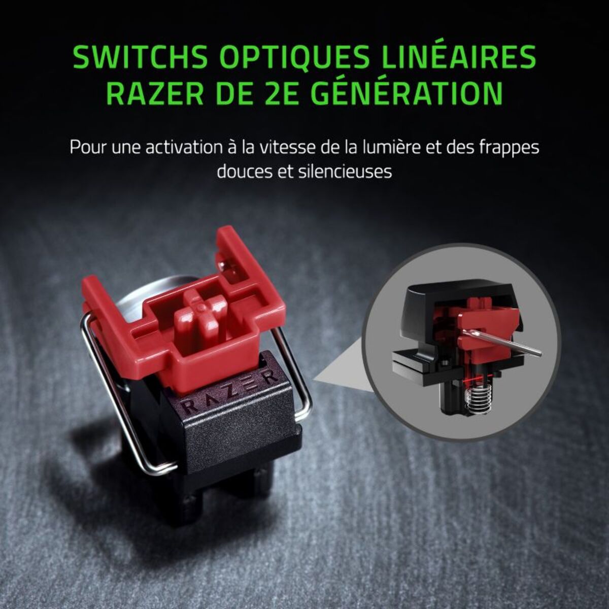 Clavier gamer RAZER Huntsman Mini Edition Mercury