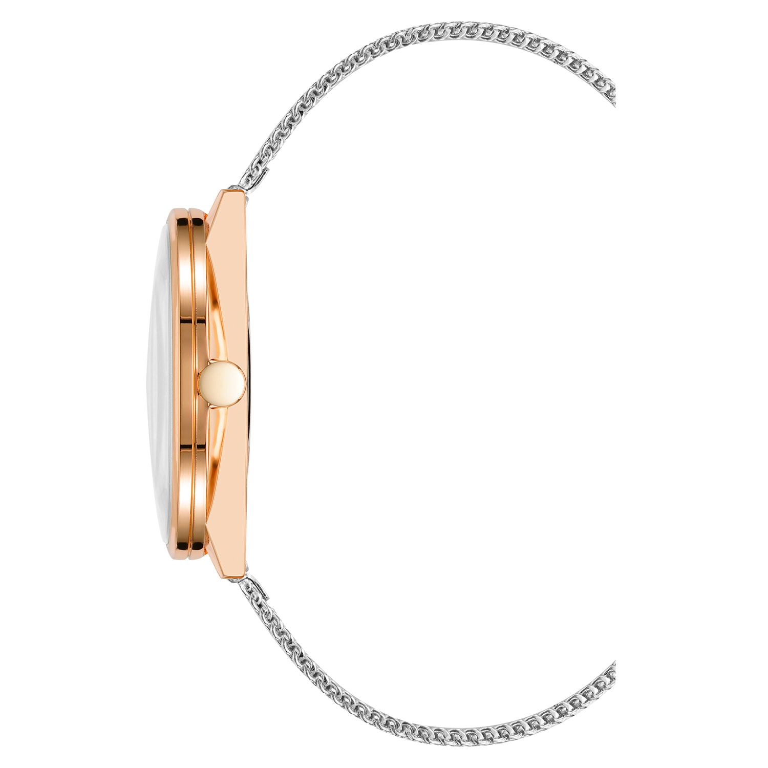 Reloj Nine West NW-2669GYRT Mujer Analogico Cuarzo con Correa de Acero inoxidable