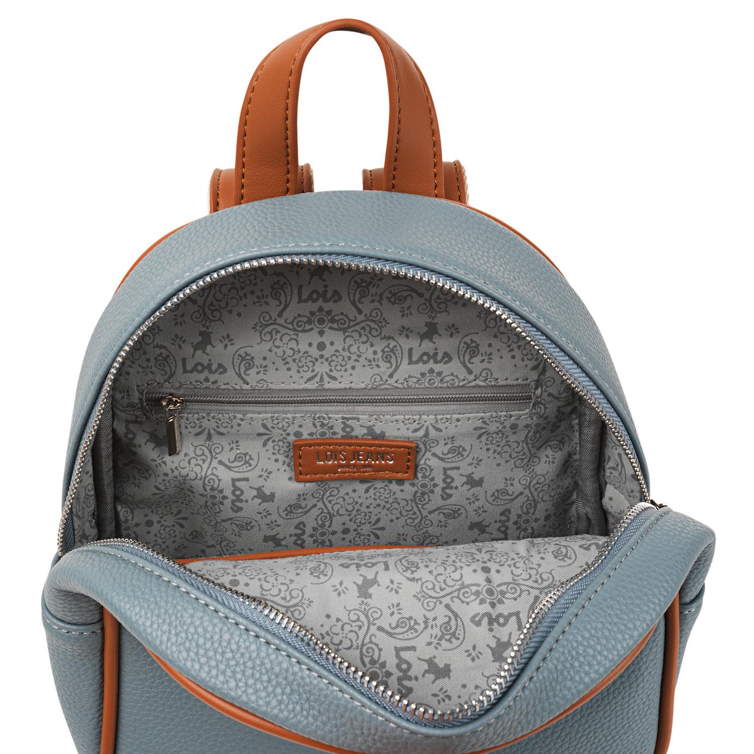 Bolso Mochila Mujer Lois Chandler Azul