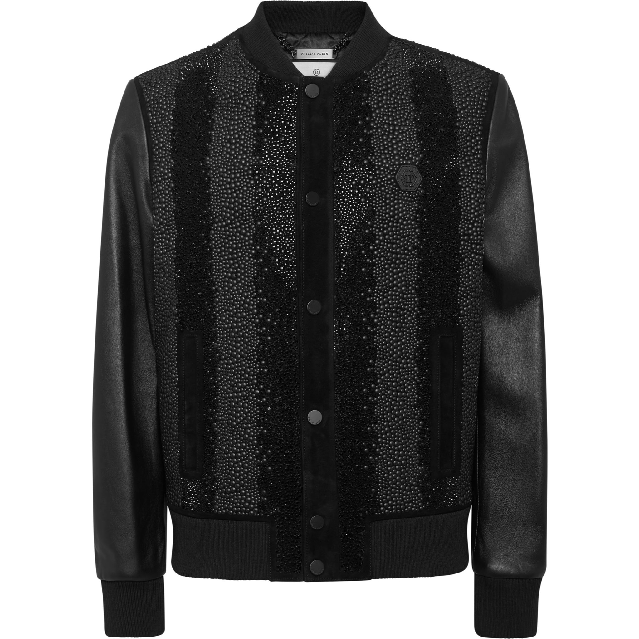 PHILIPP PLEIN Bomber de cuero